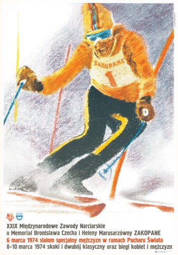 XXIX-miedzynarodowe-zawody-narciarskie-zakopane-andrzej-krzysztoforski-polski-plakat.