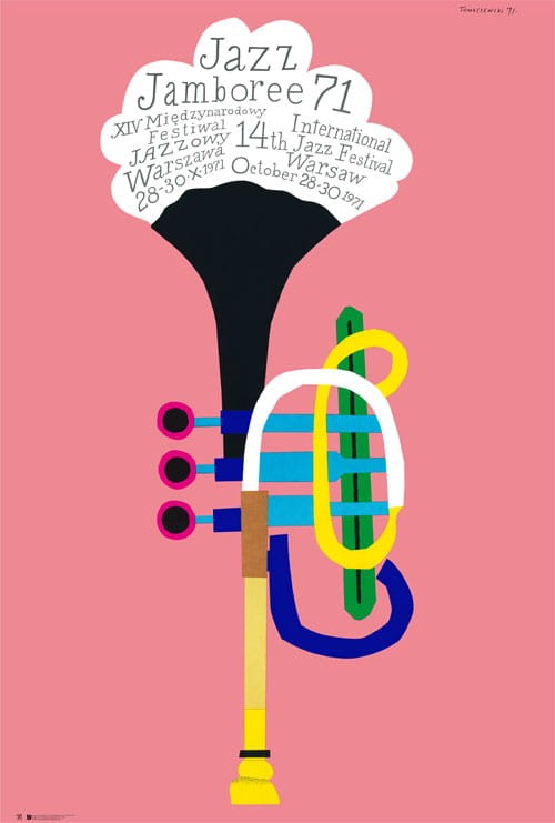 XIV-miedzynarodowy-festiwal-jazzowy-jazz-jamboree-henryk-tomaszewski-polski-plakat.
