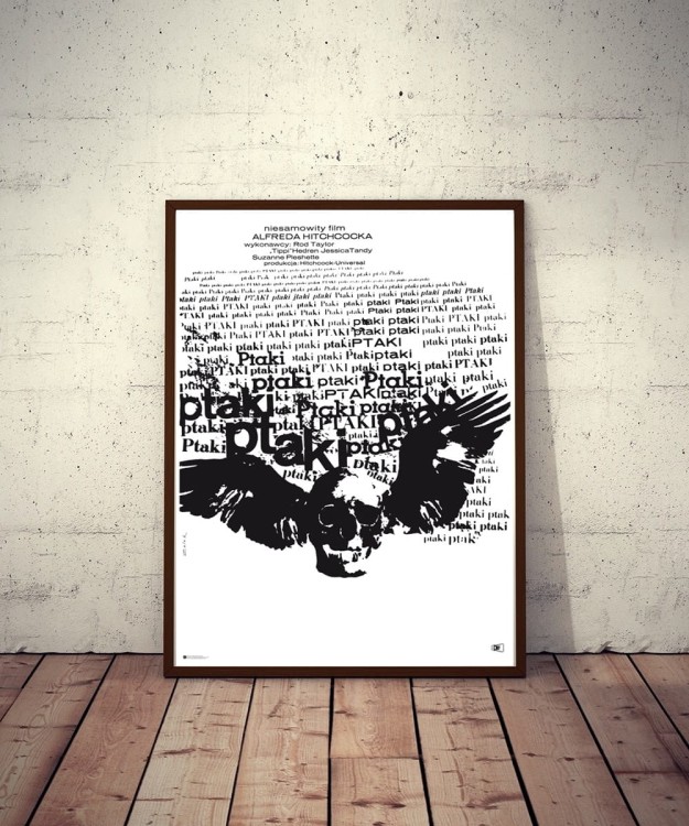 ptaki-bronislaw-zelek-polski-plakat-rama.